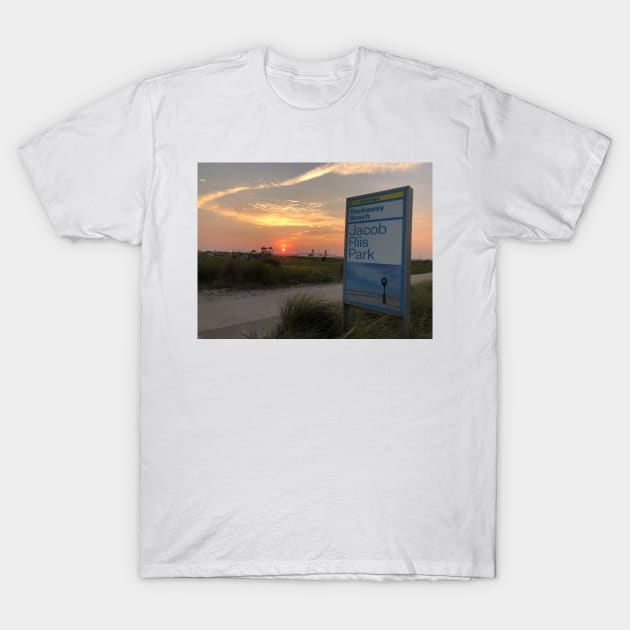 Riis Beach Sunset T-Shirt by hannahehansen